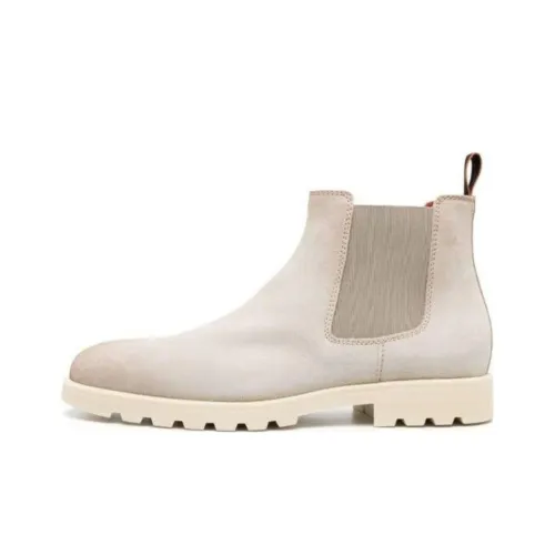 Santoni Chelsea Boots Men Gray