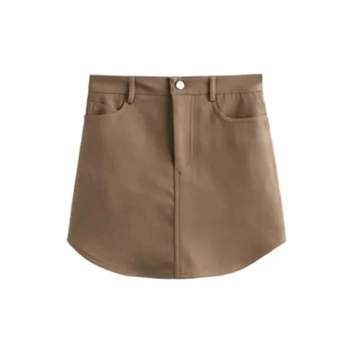 A head of Agua Casual Short Skirts Women's Coffee