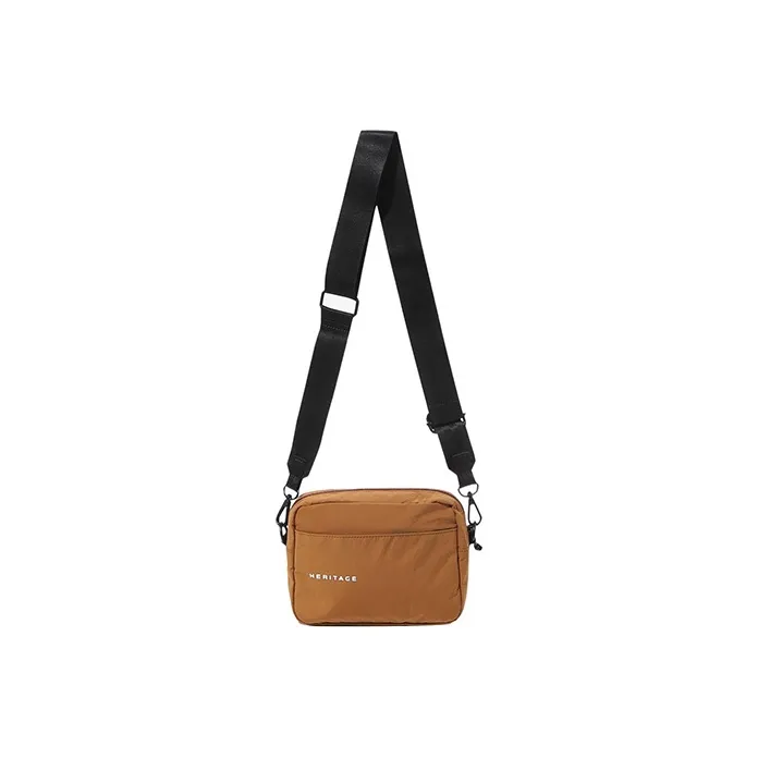 FILA Polyester Shoulder Bag Crossbody Bag Mini Unisex Brown-1