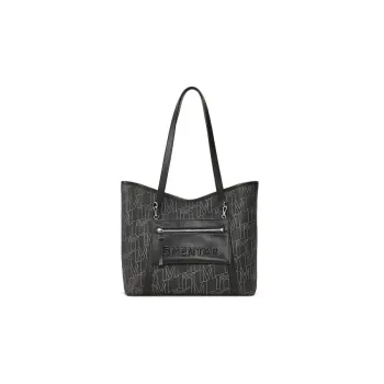 Omentar Synthetic Leather Tote Bag Shopping Bag Shoulder Bags Large Size Women's Multicolor