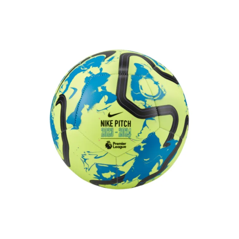 Nike Size 3 4 5 Balls Soccer Rubber Machine Stitched Soccer Ball Unisex Neon Yellow/Starry Blue/Black-0