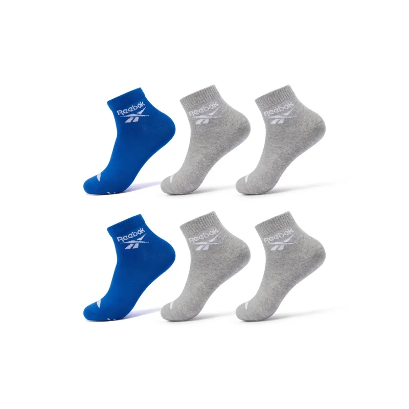 Reebok Street Casual Versatile Ankle Socks Unisex 3 Pack 6 Pack-8