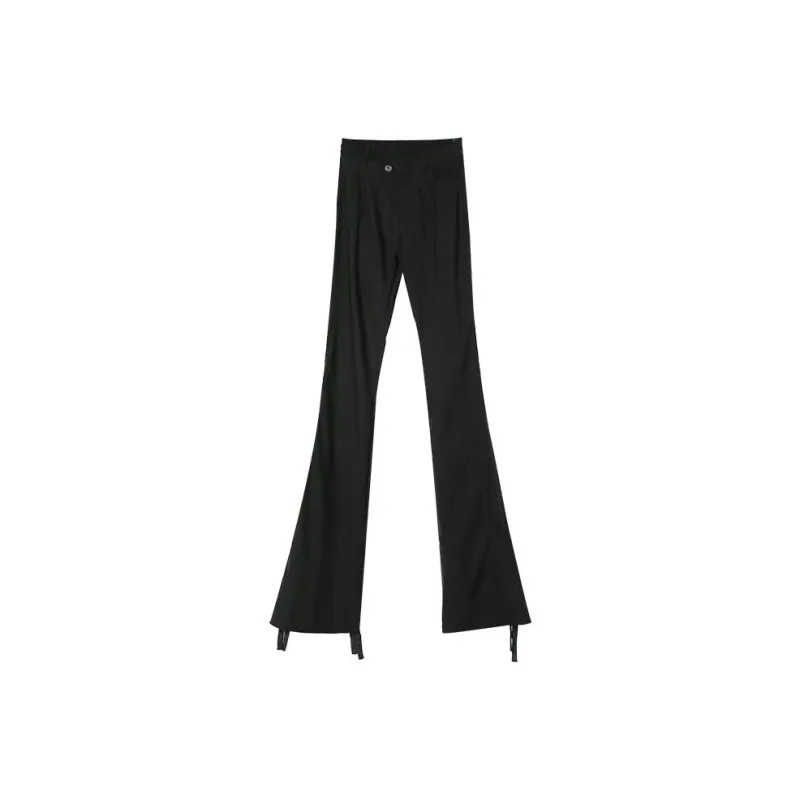 A head of Agua Casual Pants Women's Black-1