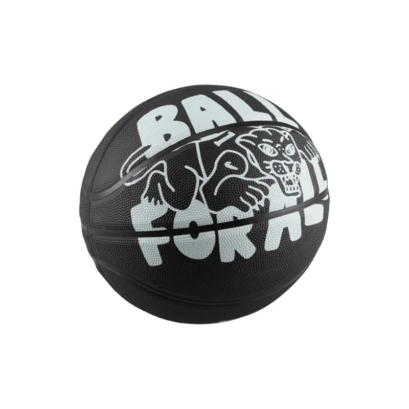 Nike Rubber Basketball Black White Size 7 Ball Size 6 Ball Size 5 Ball Training Unisex-0