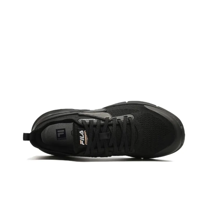 FILA MIND 6 Cushioned Slip Resistant Low Top Training Shoes Women's Black-3