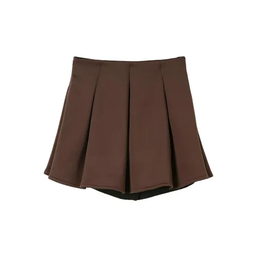 A head of Agua Casual Short Skirts Women's Brown