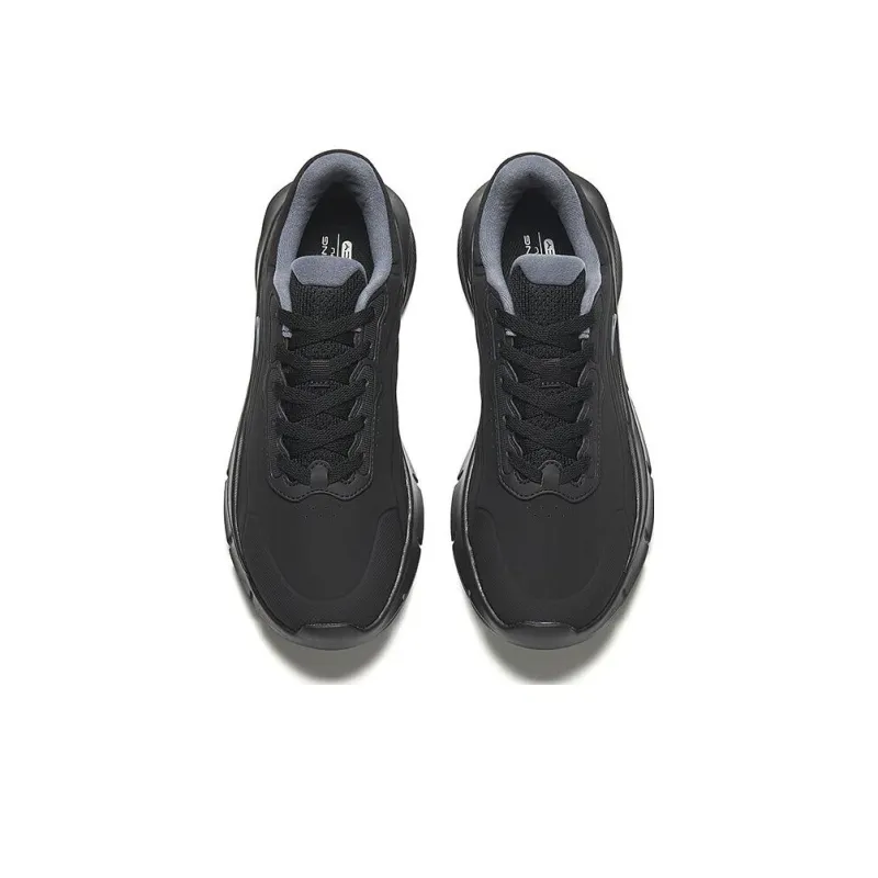 Anta Anti Slip Wear Resistant Low Top Badminton Shoes Men's Black-2