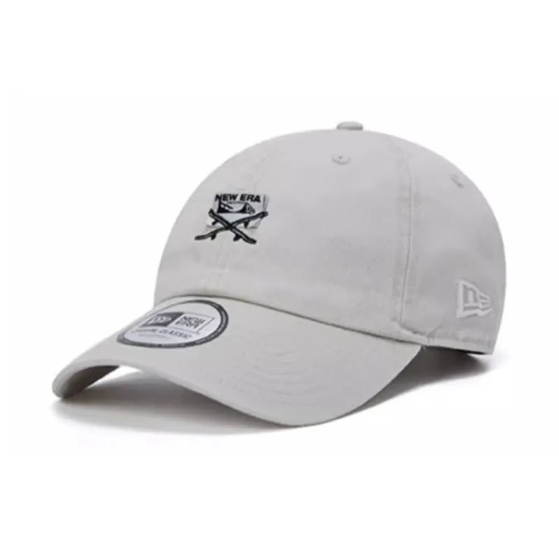 New Era Cotton Baseball Caps Unisex Gray-0