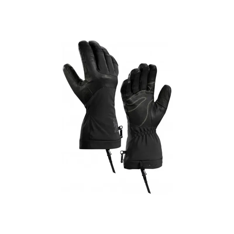 Arcteryx Polyester Gloves Unisex Black-0
