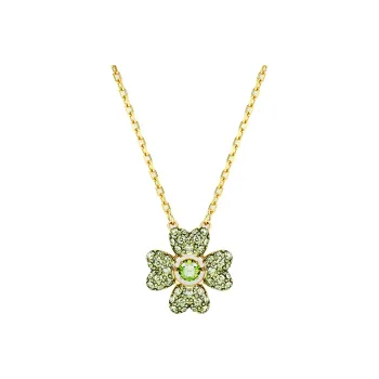 Swarovski Faux Crystal Necklaces Women's Green