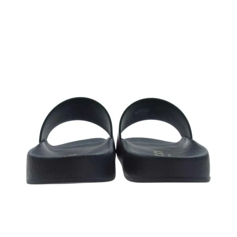 GUCCI Palace X GUCCI Logo Web Slide Sandal Black-3