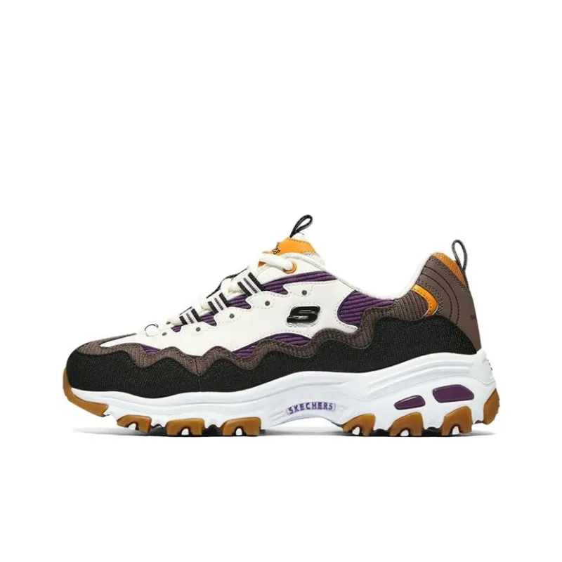 Skechers D'lites 1.0 'White Black Brown' Women's-0