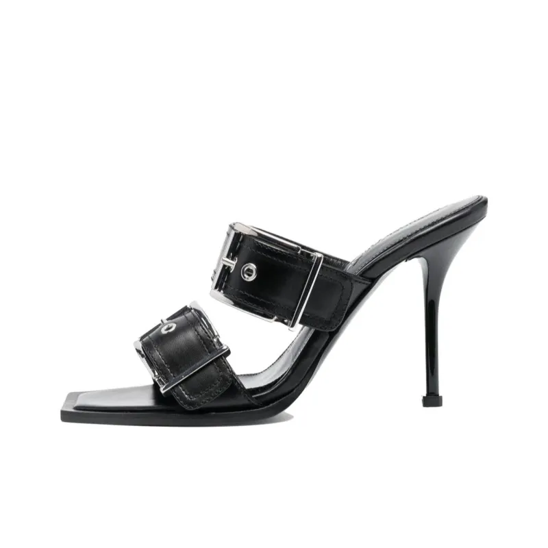 Alexander McQueen Buckle Detailed Heeled Sandals Women's-0