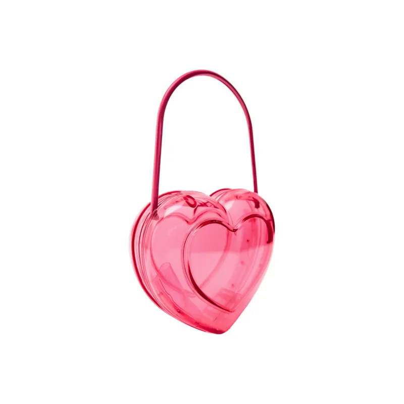 ZARA Acrylic Handbag Mini Women's Peach Pink-1