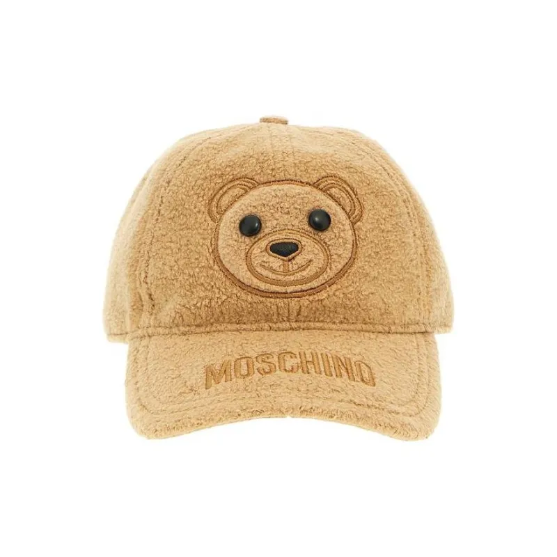 MOSCHINO Embroidered-logo Fleece Baseball Cap-0