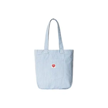 Carhartt WIP Cotton Tote Bag, Shopping Bag, Shoulder Bag Unisex Blue/White