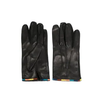 Paul Smith Leather Gloves Men's Black