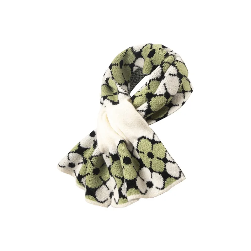 BAIJUAN Knit Scarves Unisex-3