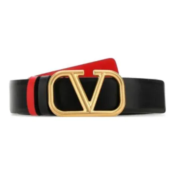 Valentino VLogo Signature Buckled Reversible Belt