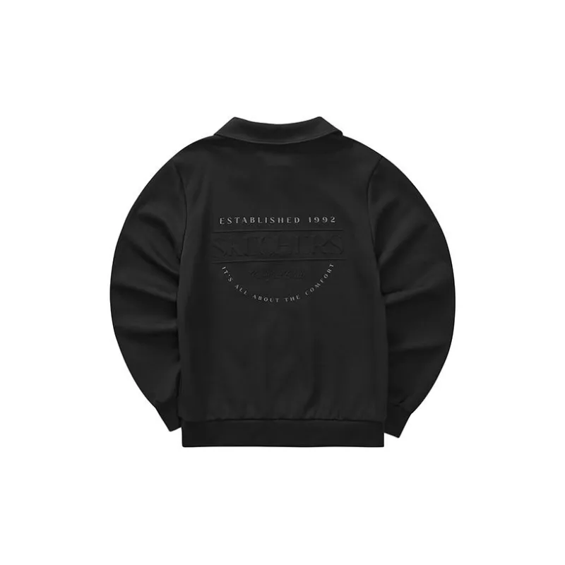 Skechers Colorful Sweatshirts Women's Carbon Black/0018-1