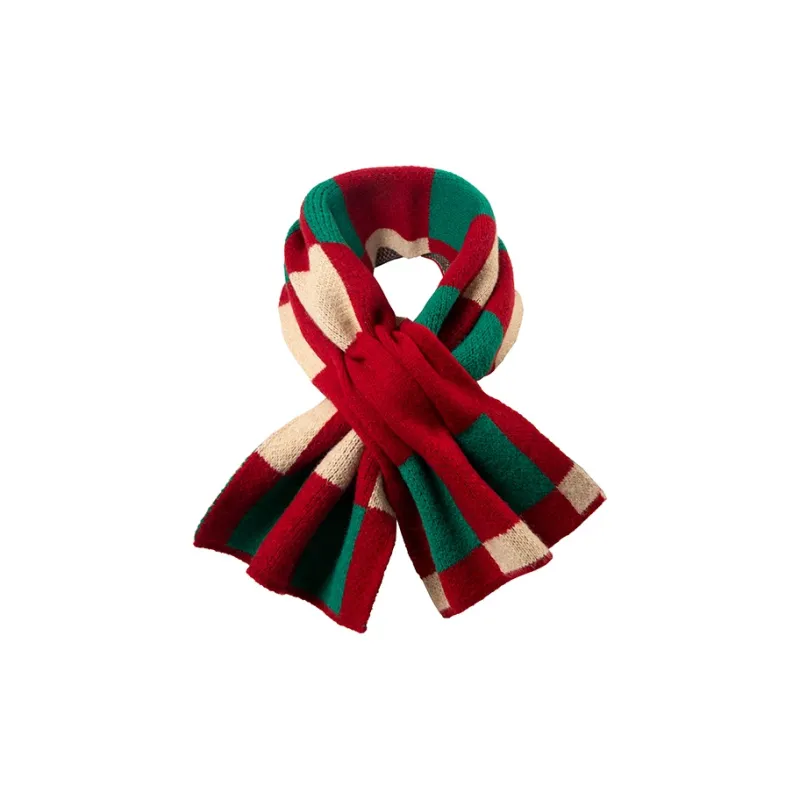 BAIJUAN Knit Scarves Unisex-1