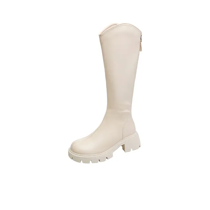 GRACEGIFT Knee-high Boots 5.5cm Women's-11