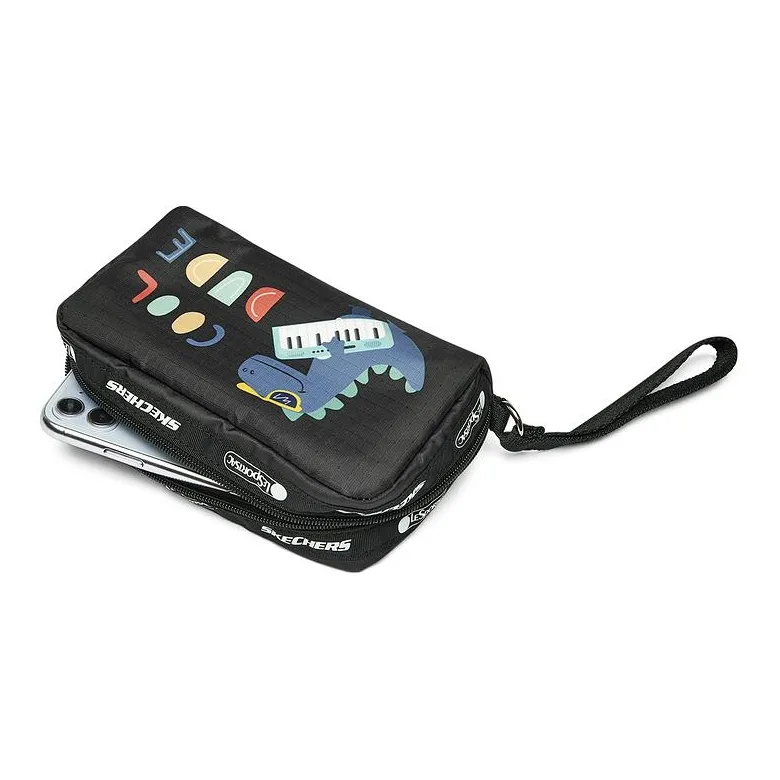 Skechers Fabric Clutch Unisex Black-3