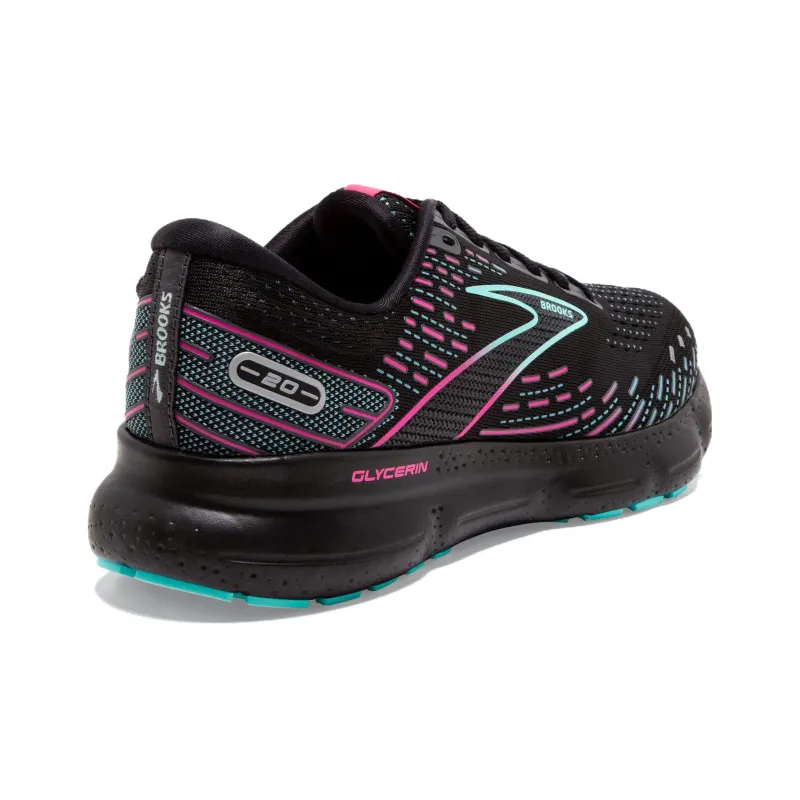 Brooks Women's Glycerin 20 'Black Blue Pink'-2
