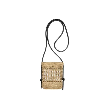 ZARA Polyurethane Shoulder Bag Men's Sandy Brown