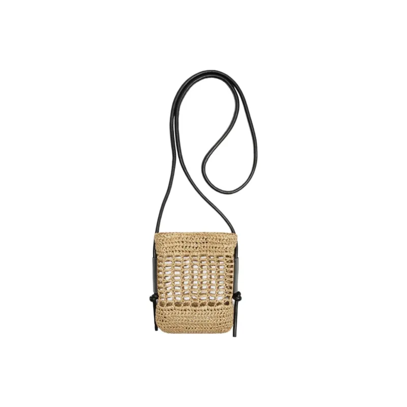 ZARA Polyurethane Shoulder Bag Men's Sandy Brown-0