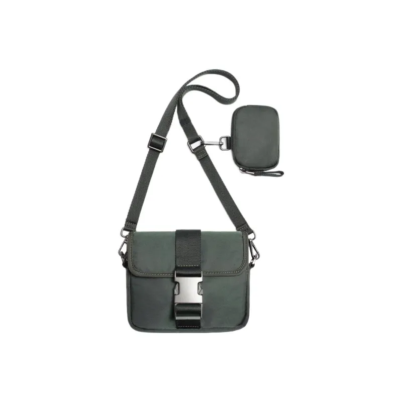 ZARA Nylon Crossbody Bag Mini Men's Green-0