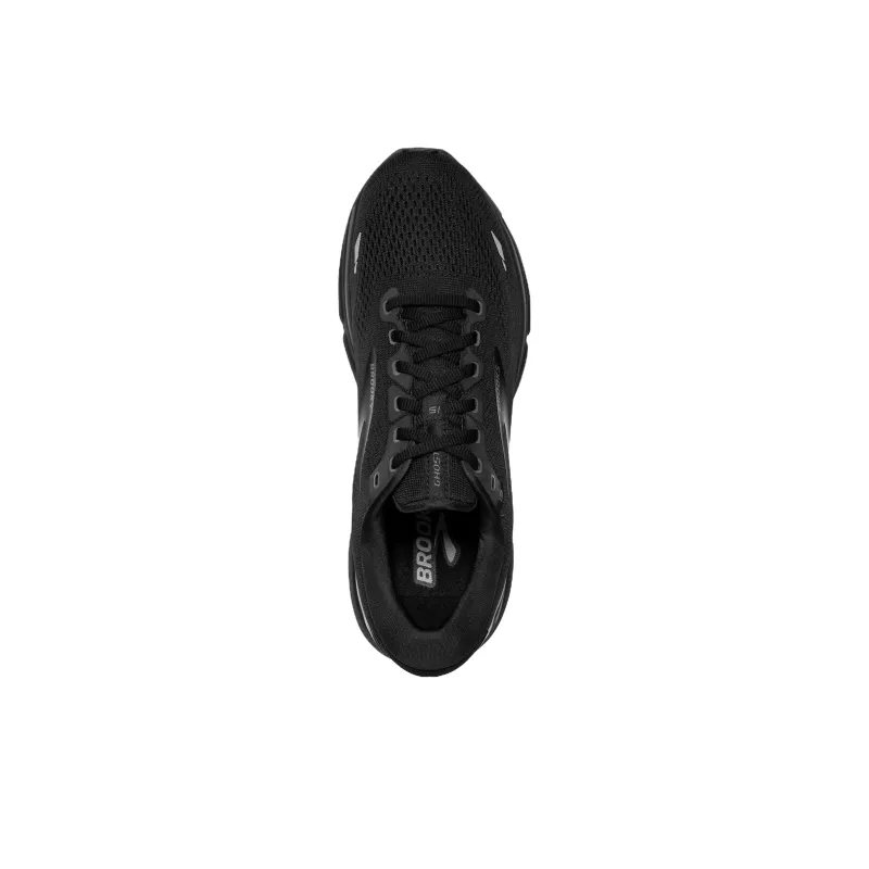 Brooks Ghost 15 Shock Absorbers With Slip Resistant Features Low Top Casual Running Shoes Men's Black-2