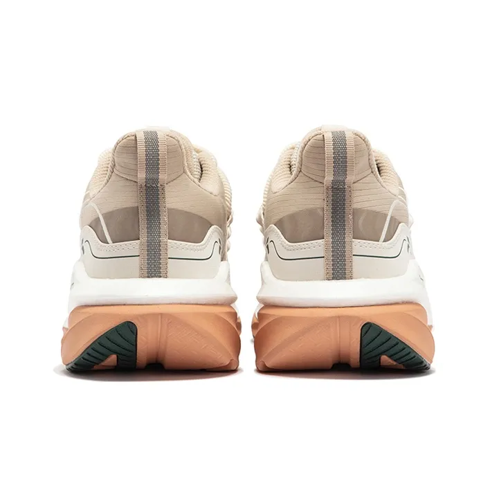 361° Fiery Red Fall And Winter Wear Resistant Low Top Running Shoes Men's Oat Milk/Wheat Brown-3