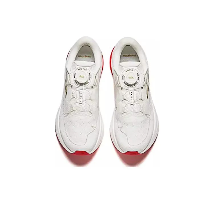 Anta Champion 2nd Gen Pro Anti Slip Wear Resistant Low Top Running Shoes Men's White Red-2