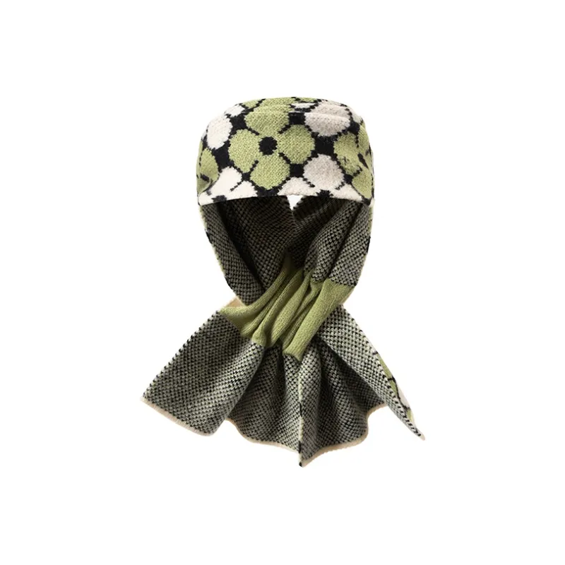 BAIJUAN Knit Scarves Unisex-5
