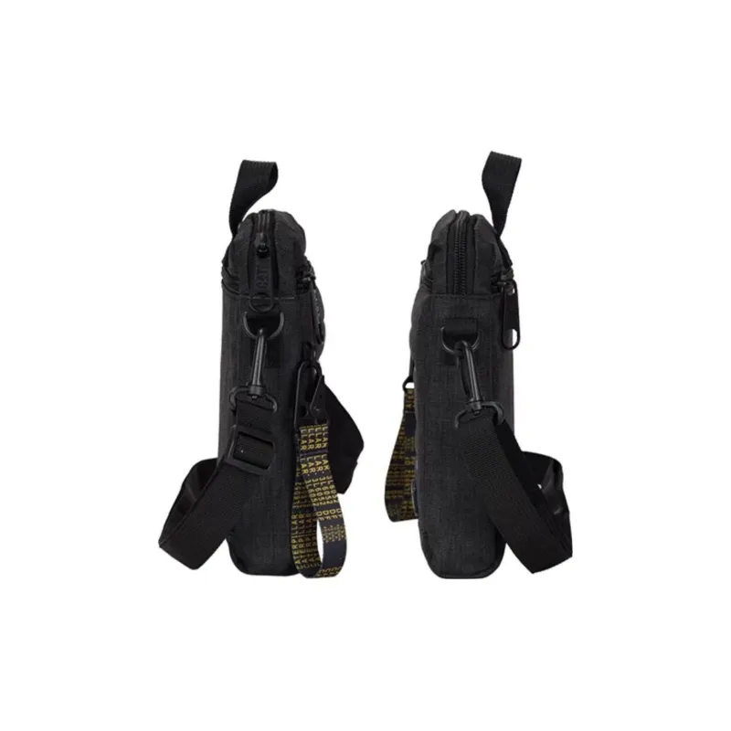 CAT Polyester Shoulder Bag Medium Size Men's Black-5