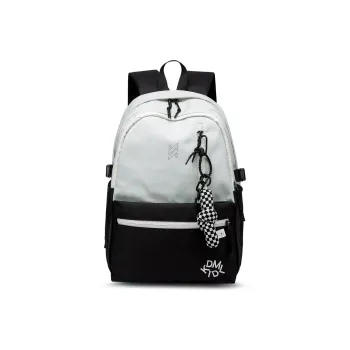 NOMK Oxford Laptop Bag Portable Backpack Regular Unisex Black