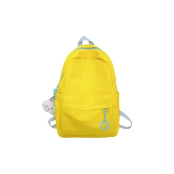 NOMK Nylon Fabric Backpack Regular Unisex Multicolor
