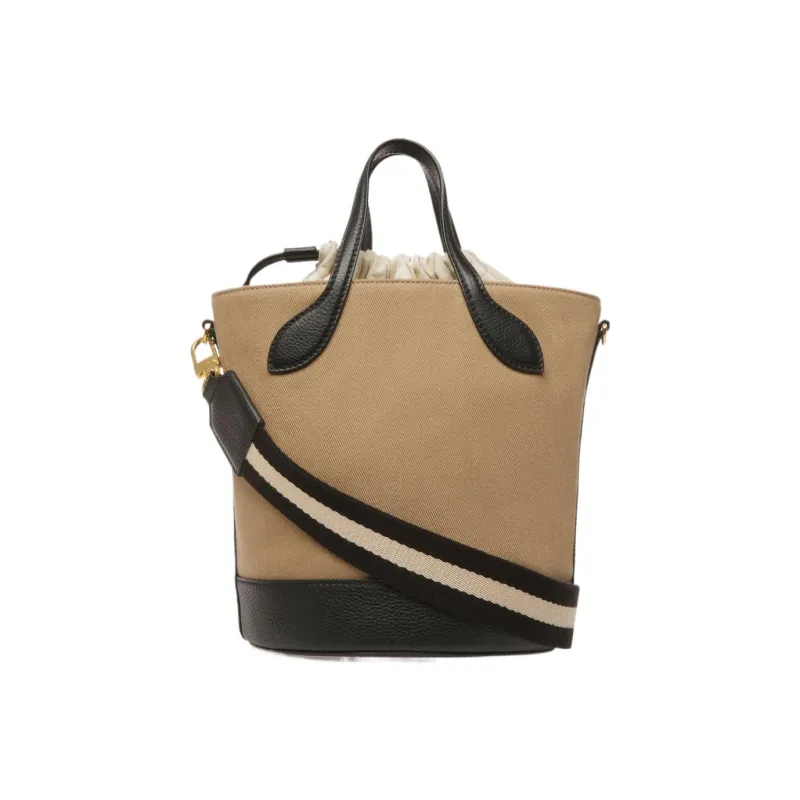 BALLY Fabric One Shoulder Handbags Women's Brown-1