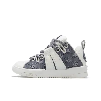 Palladium Paraline Anti Slip Wear Resistant Low Top Skateboard Shoes Women's Gray/White
