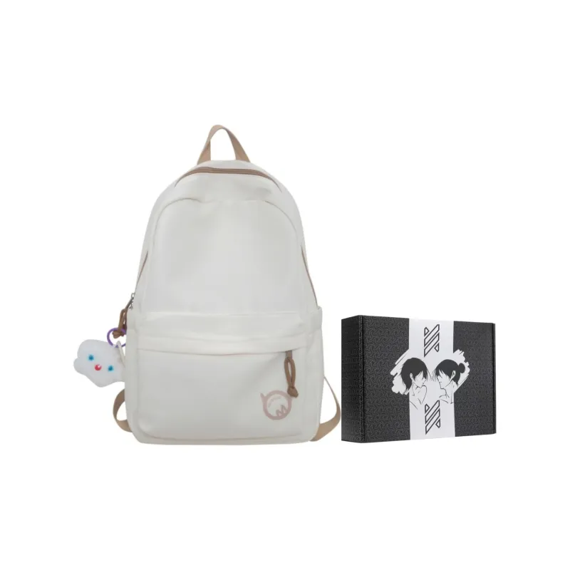 NOMK Nylon Fabric Backpack Regular Unisex Multicolor-7