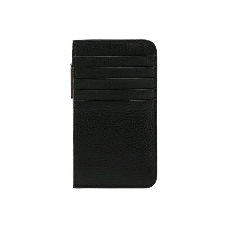CL LUBOTING Calfskin Wallet Regular Men's Black/Red-3