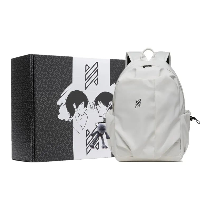 NOMK Nylon Fabric Backpack Regular Unisex Multicolor-29