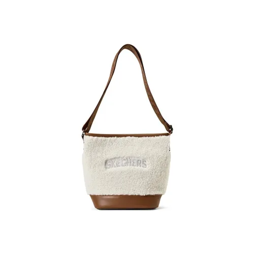 Skechers Fabric Crossbody Bag Shoulder Bag Medium Size Women's Tan