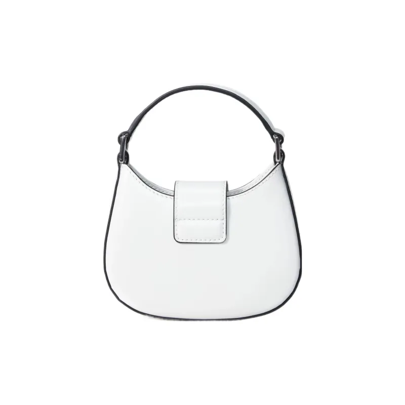 Self portrait Cow Leather Shoulder Bag Crossbody Bag Handbag Regular Women's White-2