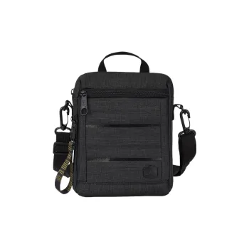 CAT Polyester Shoulder Bag Medium Size Men's Black