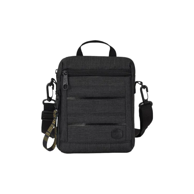CAT Polyester Shoulder Bag Medium Size Men's Black-0