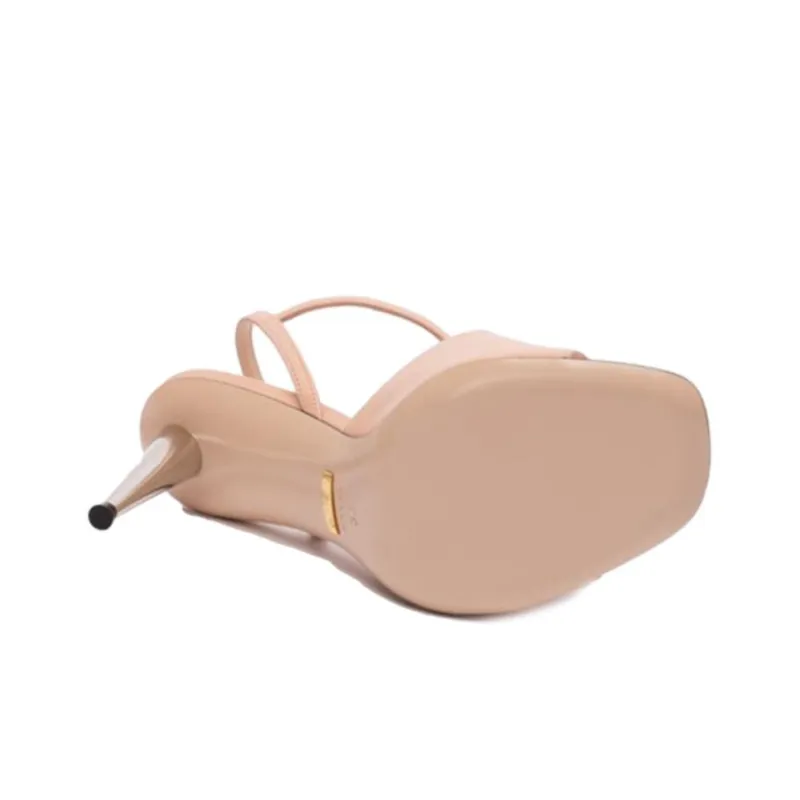 GUCCI Blondie One Strap Sandals 8.5cm Women's Pink-4