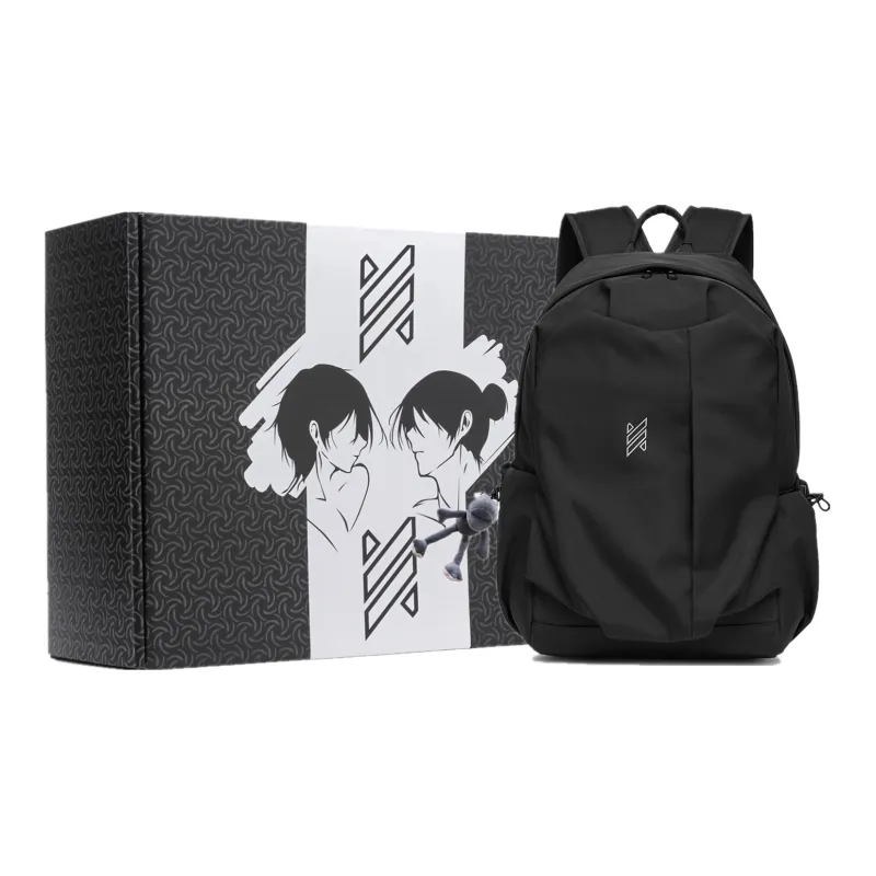NOMK Nylon Fabric Backpack Regular Unisex Multicolor-26