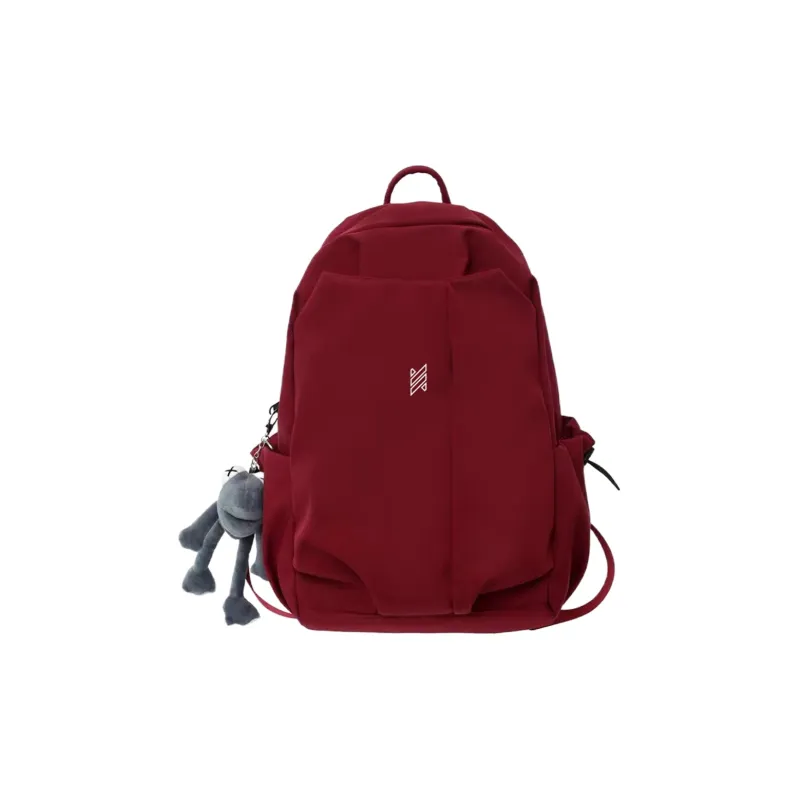 NOMK Nylon Fabric Backpack Regular Unisex Multicolor-37